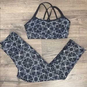 Adidas Wanderlust Sports Bra and Legging Set